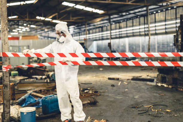 Professional Biohazard technician working in Newton, NC